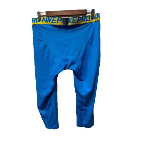 Nike HYPERCOOL PRO 3/4 MESH TIGHTS Men's Size 2XL Blue NWT - Picture 5 of 8